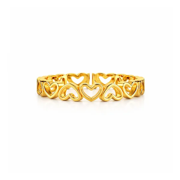 Mora_Golden_Heart_Adjustable_Ring