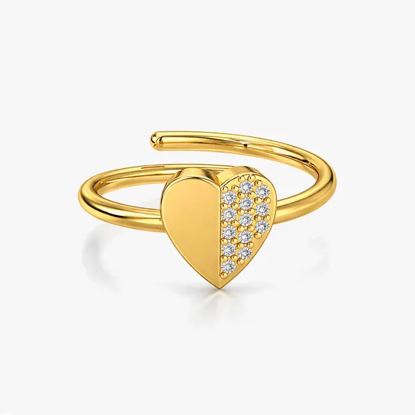 Meya_Golden_Heart_Adjustable_Ring