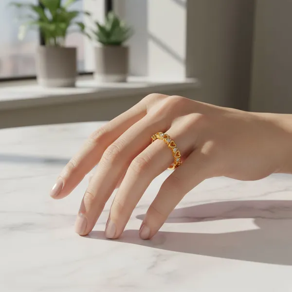 Dami_Golden_Heart_Zirconia_Adjustable_Ring