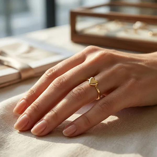 Asha_Golden_Heart_Adjustable_Ring