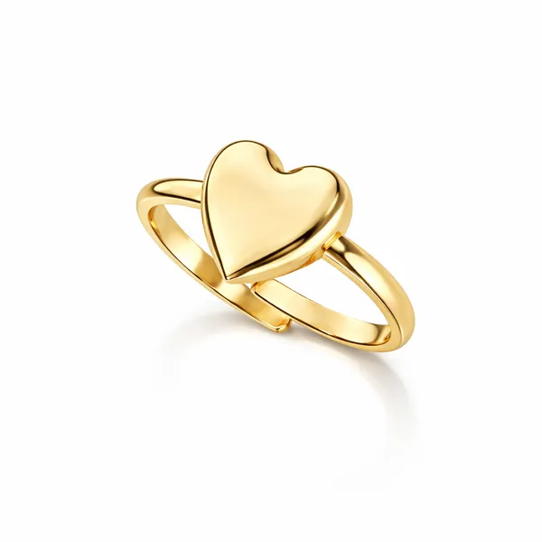Asha_Golden_Heart_Adjustable_Ring