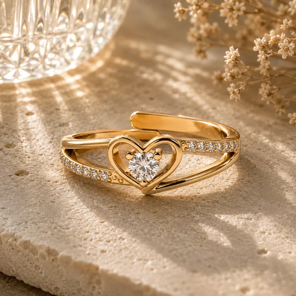 Drea_Golden_Heart_Zirconia_Adjustable_Ring