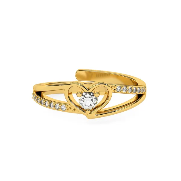 Drea_Golden_Heart_Zirconia_Adjustable_Ring