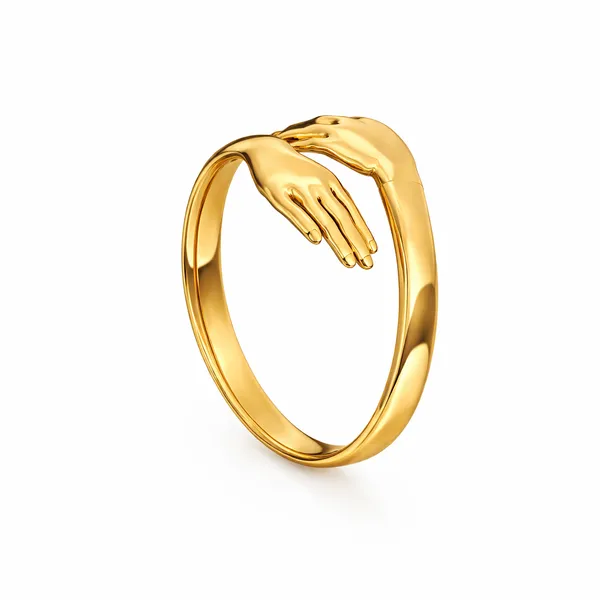 Nora_Golden_Hug_Hands_Adjustable_Ring