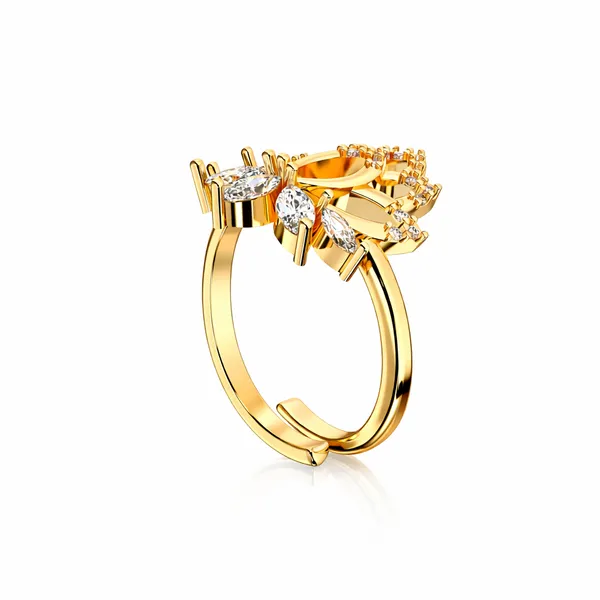 Aefa_Golden_Adjustable_Ring