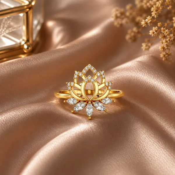 Aefa_Golden_Adjustable_Ring
