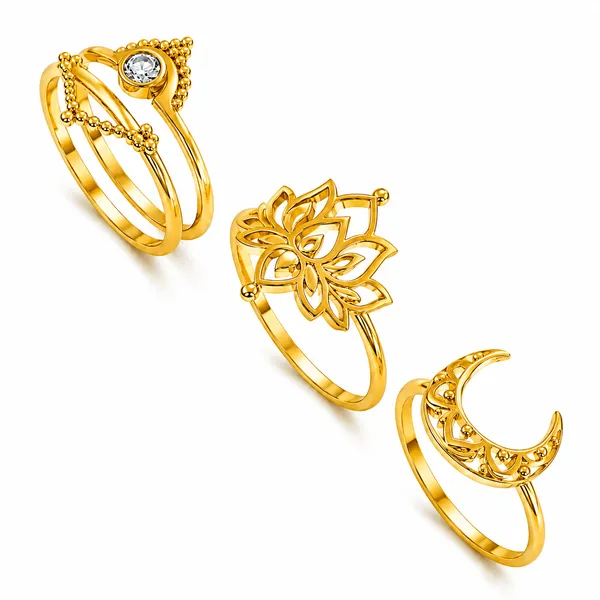 Lily_Golden_Adjustable_Ring_Set