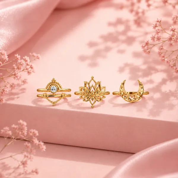 Lily_Golden_Adjustable_Ring_Set
