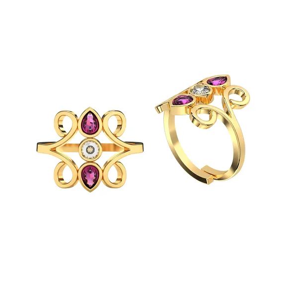 Gyra_Golden_Toe_Ring