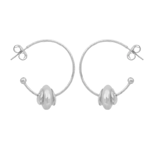 Juno_Silver_Huggies_Pearl_Earrings