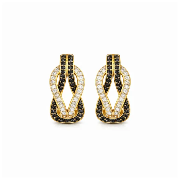 Bela_Golden_Black_Spinel_Earrings