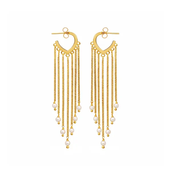 Kira_Golden_Huggies_Pearl_Earrings