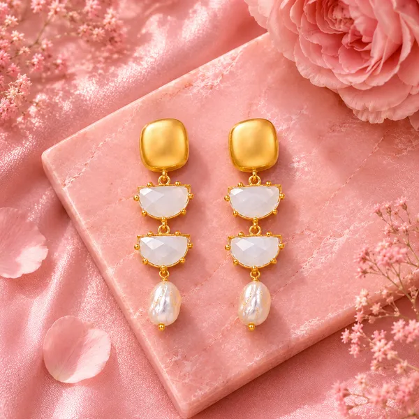 Sia_Golden_Crystal_Pearl_Earrings