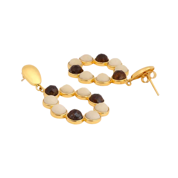 Sia_Golden_Round_Earrings