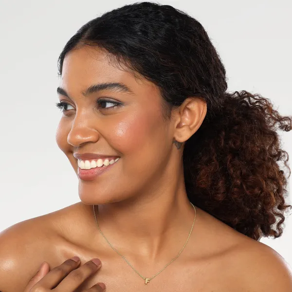 Diya_Silver_Alphabet_Necklace