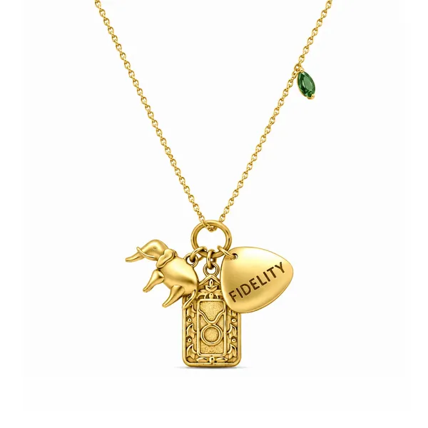 Ziva_Golden_Taurus_Zodiac_Necklace
