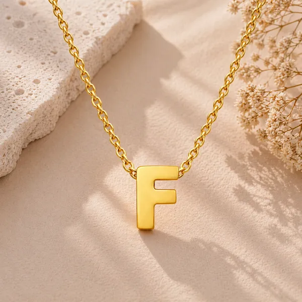 Diya_Golden_Alphabet_Necklace