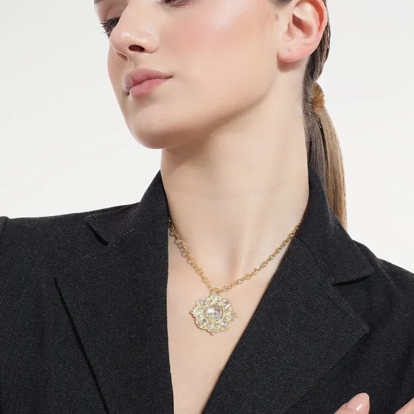 Amy_Golden_Zirconia_Necklace