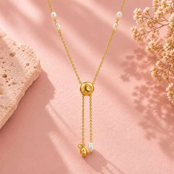Eva_Golden_Pearl_Necklace