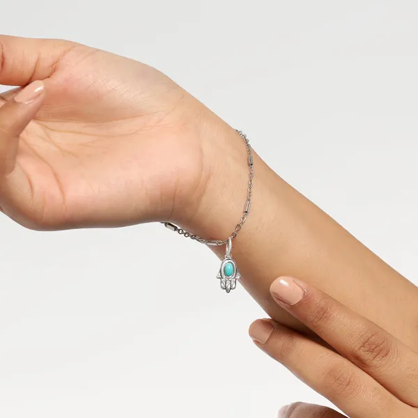 Lily_Silver_Turquoise_Pendant