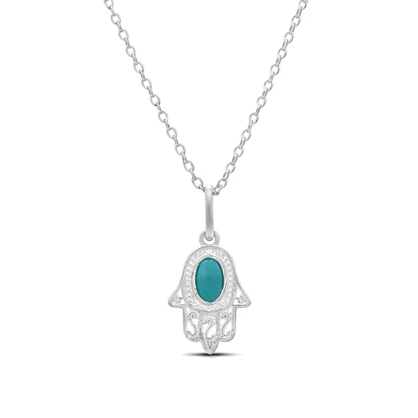 Lily_Silver_Turquoise_Pendant