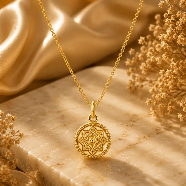 Lily_Golden_Floral_Pendant