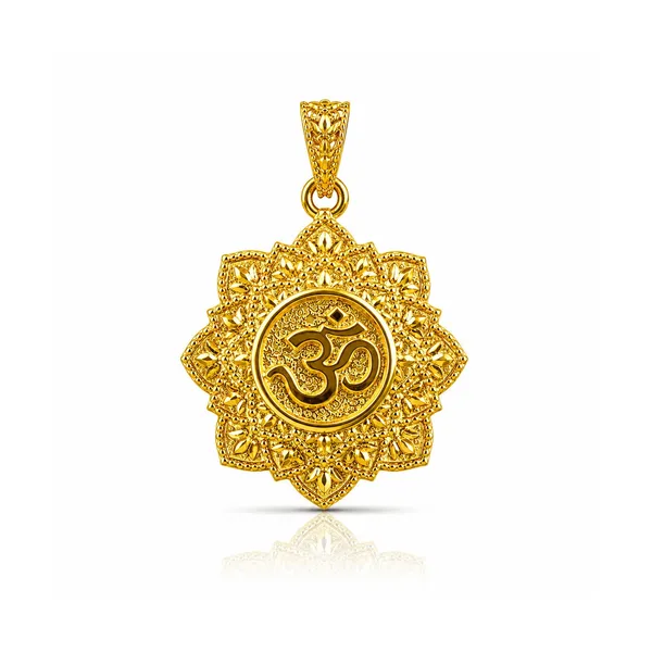 Lily_Golden_Om_Pendant