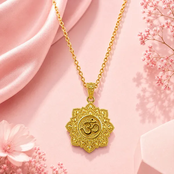 Lily_Golden_Om_Pendant
