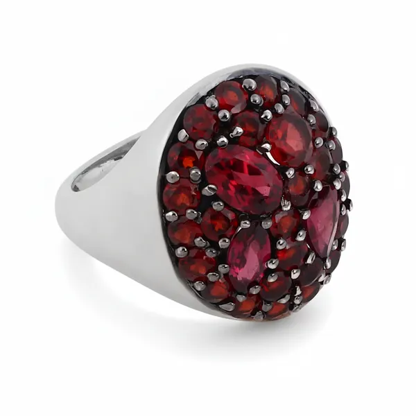 Noa_Silver_And_Red_Adjustable_Ring