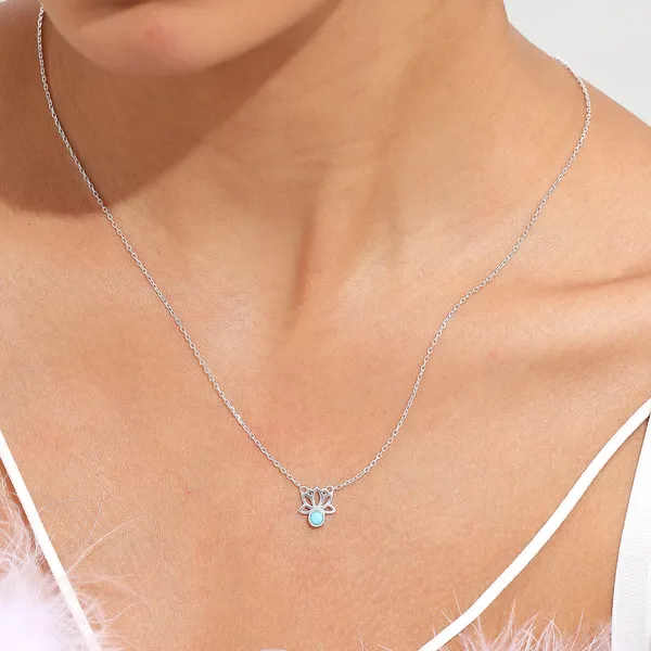 Lily_Silver_Magnesite_Floral_Necklace