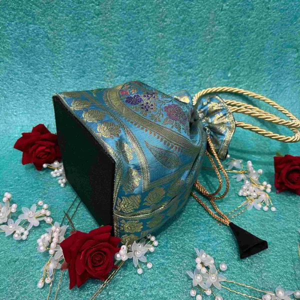 Light_Blue_Handcrafted_Ethnic_Banarasi_Potli_Bags