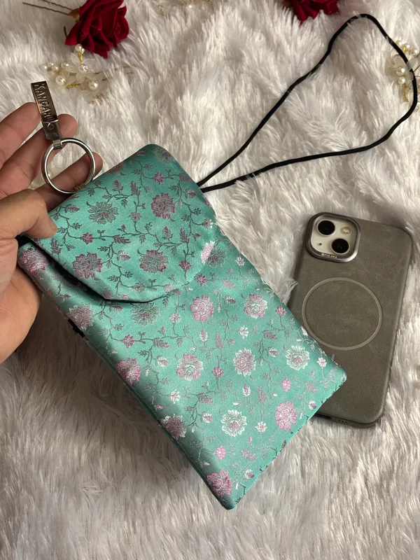 Premium_Banarasi_Brocade_Mobile_Sling_Bag_for_Women_|_Crossbody_Phone_Pouch_with_Zipper_Pocket