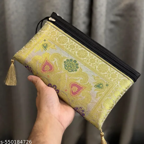 White_Potlee_box_Set_-_Potli,_Wallet_&_Handbag_Set