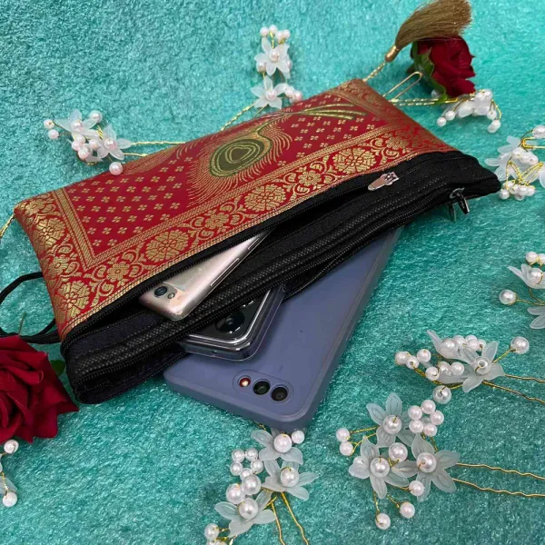 Red_Exclusive_Handmade_Banarasi_Women_Wallets