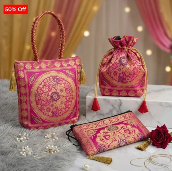 Rani_&_Red_Handcrafted_Banarasi_Trio_Set
