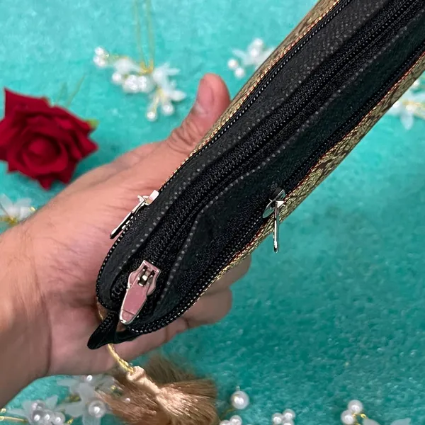 Maroon_Exclusive_Handmade_Banarasi_Women_Wallet_