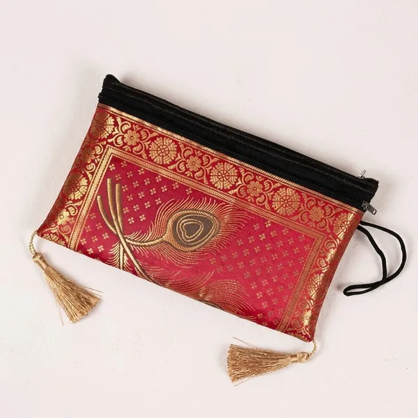 Red_Exclusive_Handmade_Banarasi_Women_Wallets
