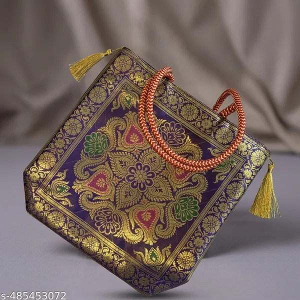 Purple_Banarasi_Silk_Brocade_Ethnic_Handbag_For_Women