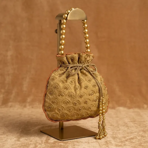 Gold_Banarasi_Silk_Brocade_Embroidered_Bridal_Potli_Bag_For_Women