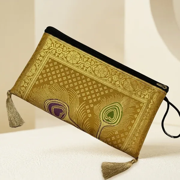 Gold_Banarasi_Silk_Brocade_Envelope_Clutch_For_Women
