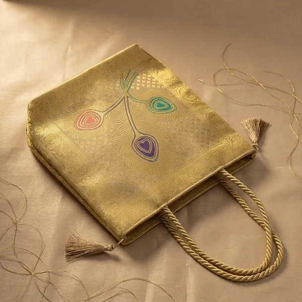 Beige_Banarasi_Silk_Brocade_Zari_Work_Handbag_For_Women