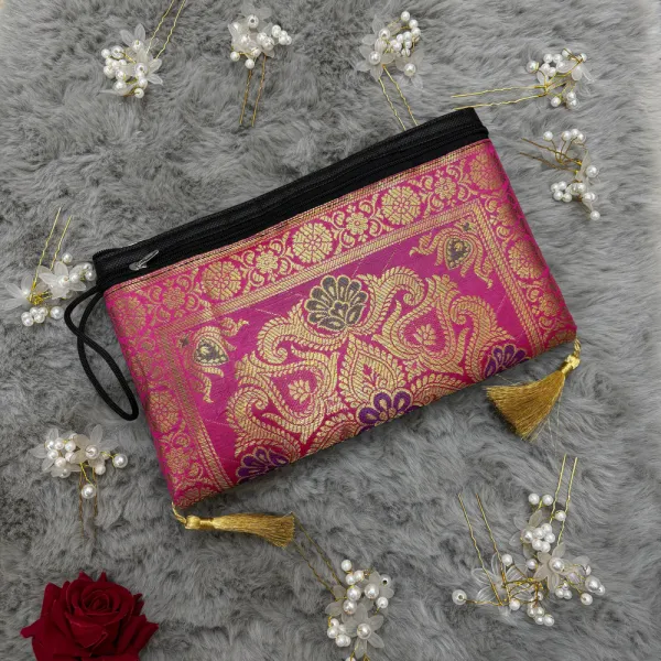 Exclusive_Rani_Shade_Handmade_Banarasi_Women_Wallets