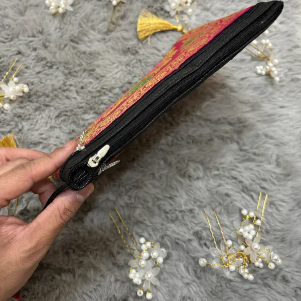 Exclusive_Rani_Shade_Handmade_Banarasi_Women_Wallets