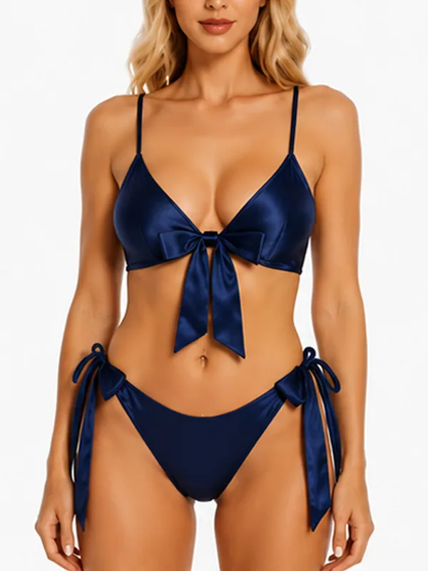 Navy_Blue_Satin_Tie-Up_Bralette_Babydoll_Set_For_Women