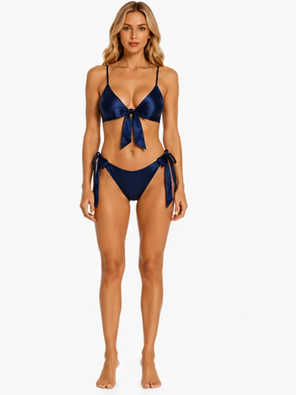 Navy_Blue_Satin_Tie-Up_Bralette_Babydoll_Set_For_Women