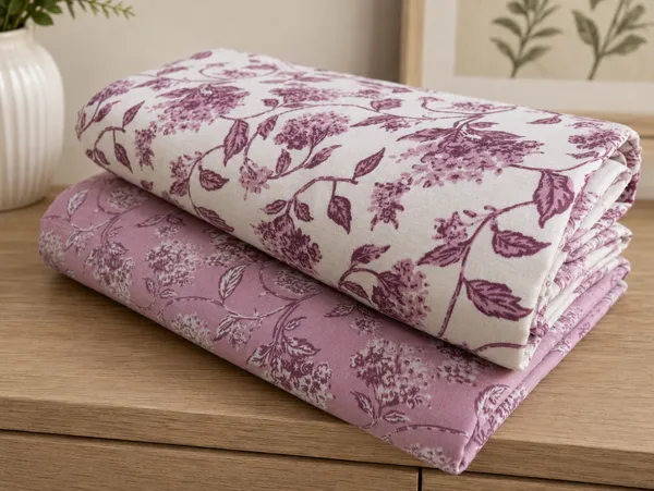 Floral_Pink_Reversible_Ac_Comforters_(_Dohar)-_Single_Bed_Pair