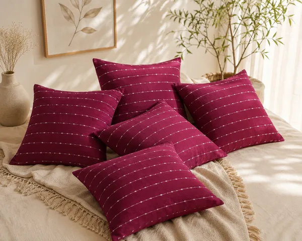Pack_Of_5-Handloom_Cotton_Pink_Cushion_Cover
