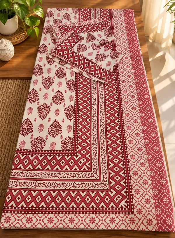 Pink_Blockprint_Kingsize_Bedsheet_with_2_Pillow_Covers