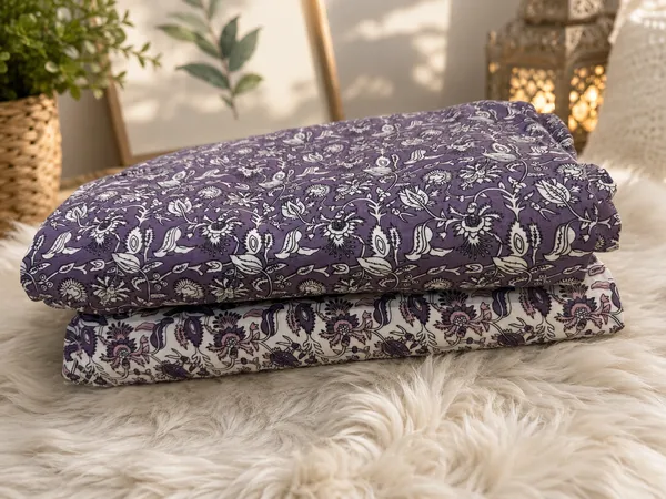 Purple_Colour_Reversible_Ac_Comforters_(_Dohar)-_Single_Bed_Pair