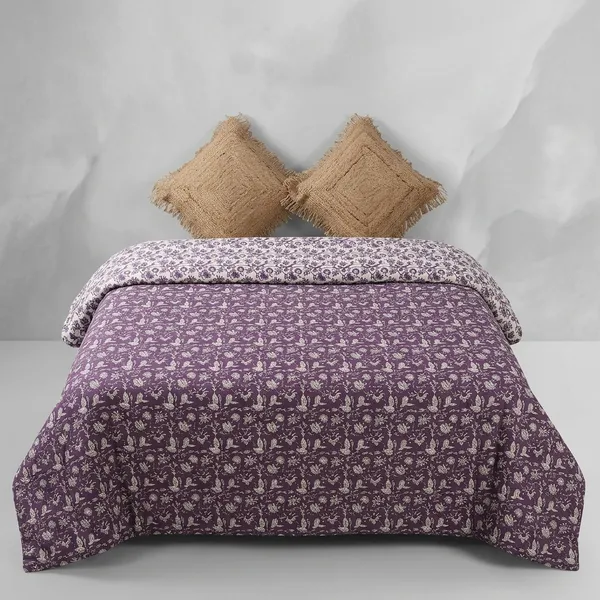 Purple_Colour_Reversible_Ac_Comforters_(_Dohar)-_Single_Bed_Pair